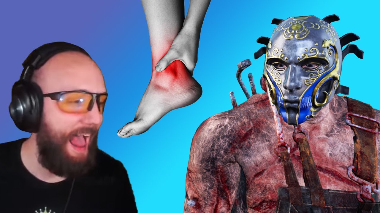 Ankle breaker Trapper chokes survivors on RPD - Dead by Daylight