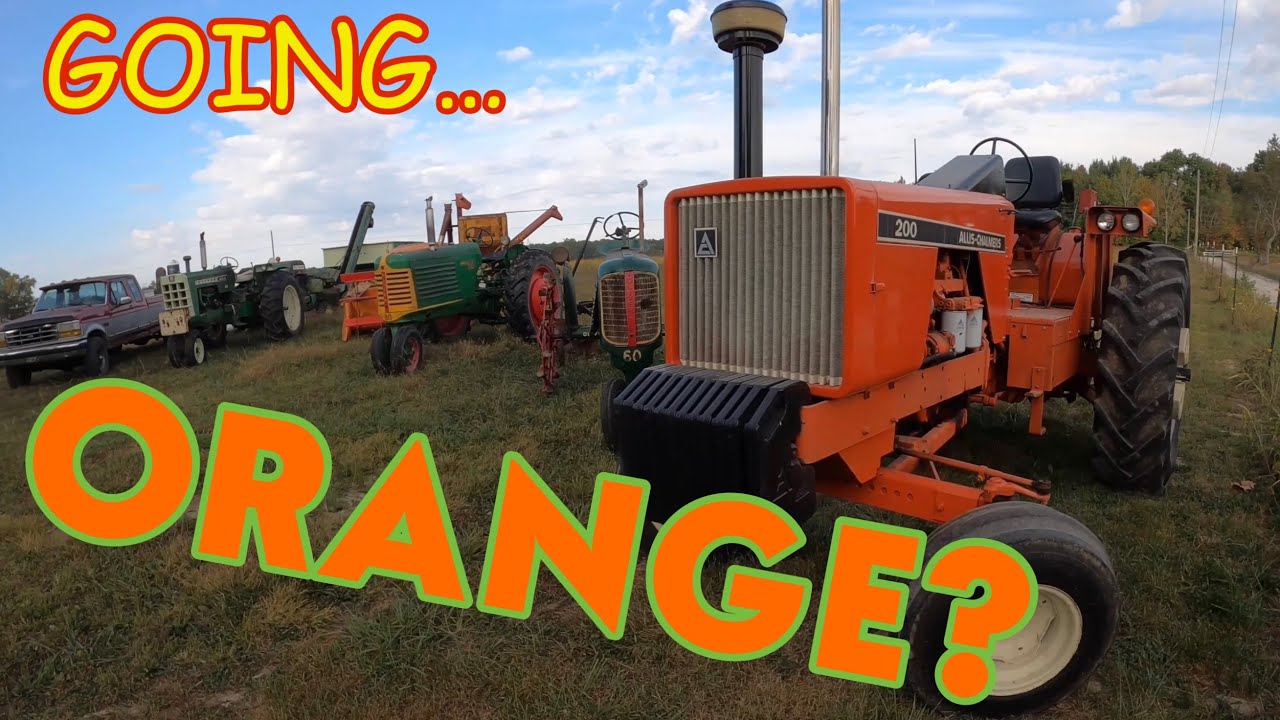 Going….ORANGE??? Allis-Chalmers 200 repair begins
