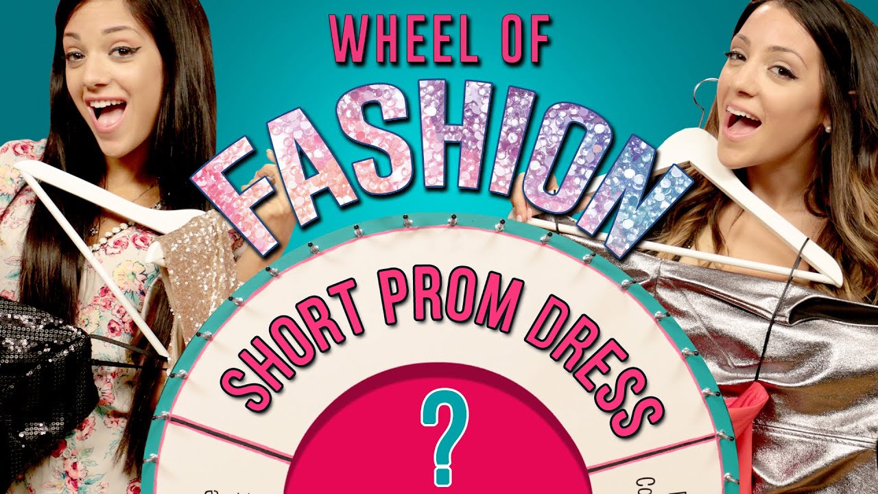 Prom Dress Challenge With NikiAndGabiBeauty! | Wheel of Fashion