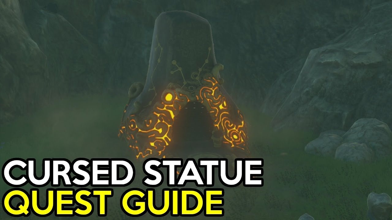 The Cursed Statue Shrine Quest & Kam Urog Shrine Solution - Legend Of Zelda Breath Of The Wild