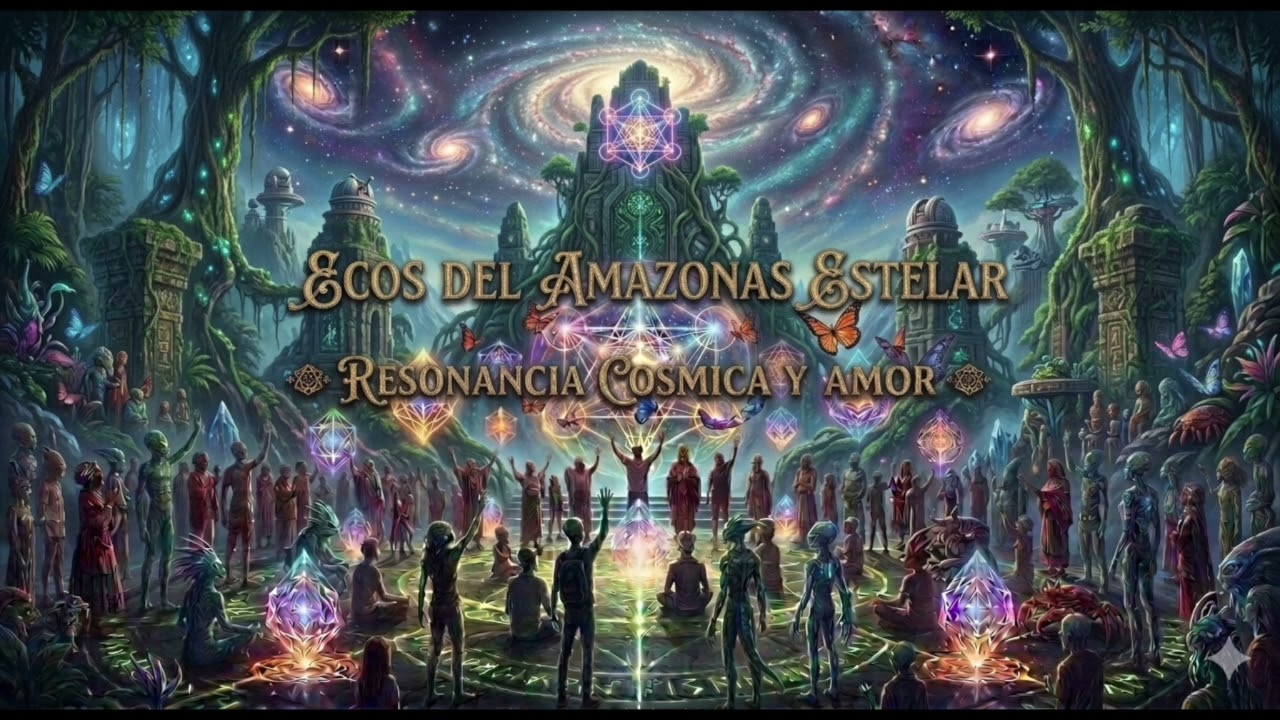 Ecos del Amazonas Estelar 🌿🌌 M&uacute;sica Electr&oacute;nica Espiritual y C&oacute;smica | Electr&oacute;nica del Ser