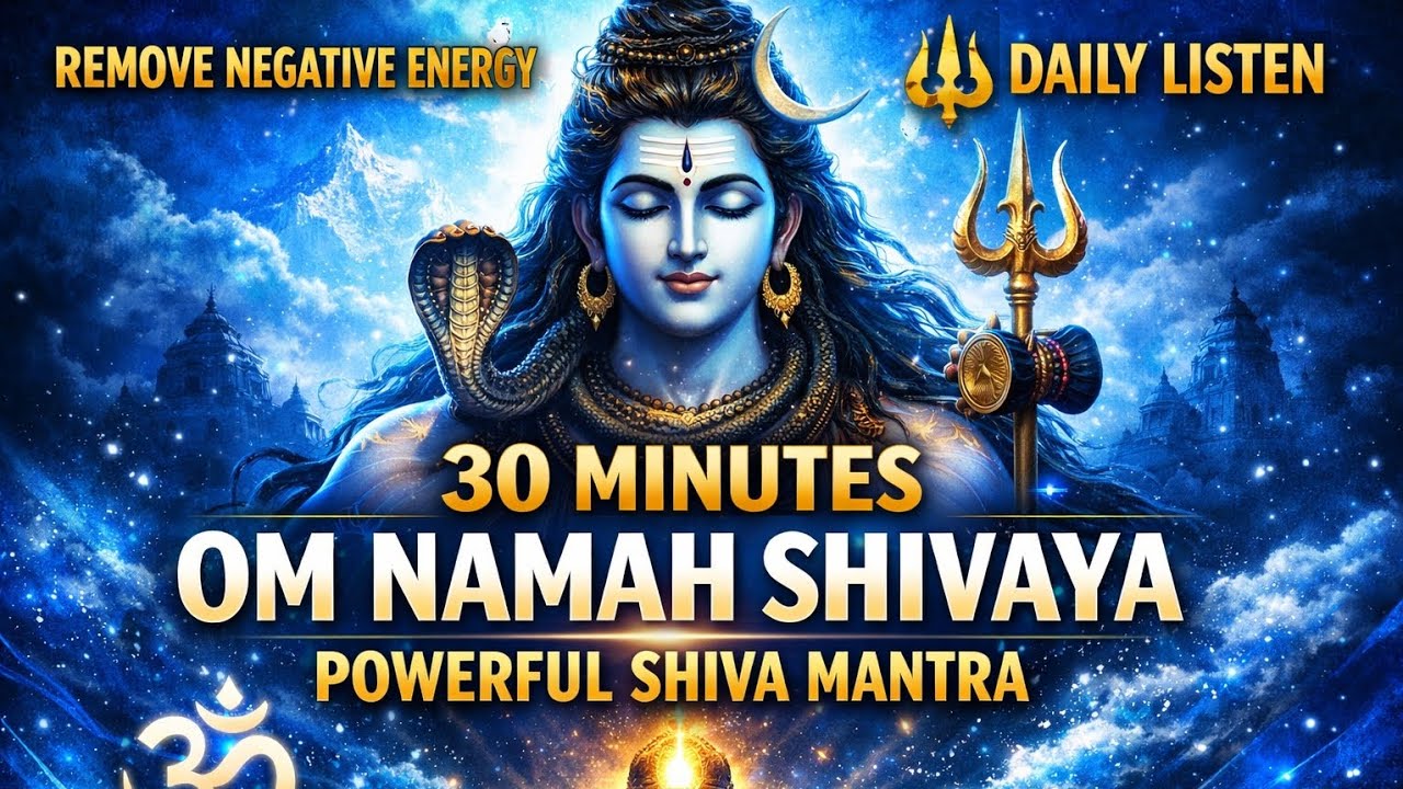 ॐ नमः शिवाय मंत्र 108 बार | 27 Minute Powerful Shiva Mantra for Peace & Healing #mahadev #bholenath 
