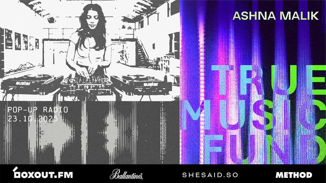 Ashna Malik - True Music Fund Pop-up Radio [23.10.2025] #djmix #trance #acid #techno