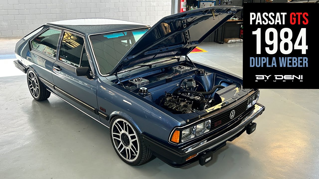 PASSAT GTS 1984: Aspirado, 2100cc, dupla Weber, cofre personalizado e interna exclusiva!