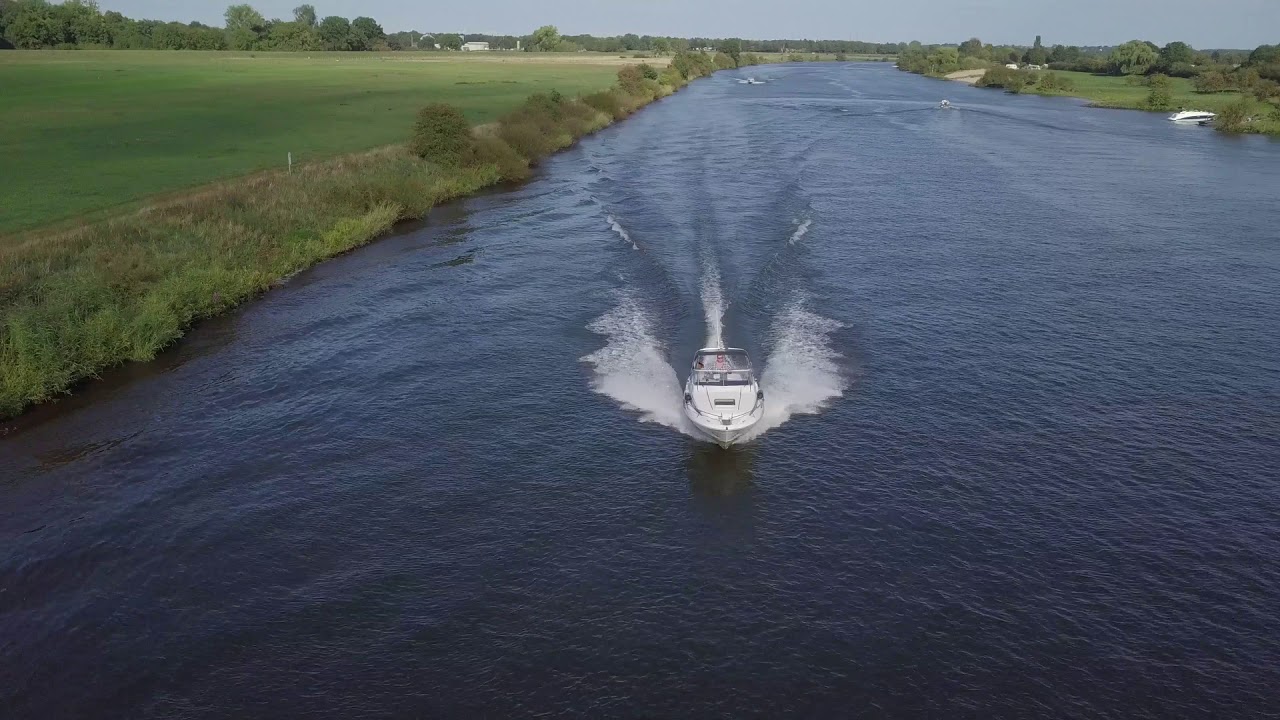 Motorbootfahrt Sommer 2018 auf der Oberweser / Wieltsee / Skibsplast 700 D