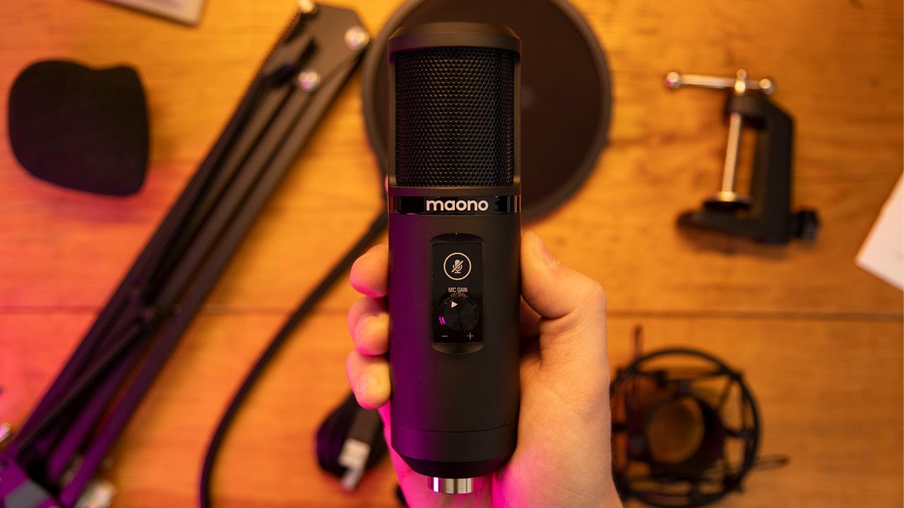 Micrófono USB Maono AU PM421 | El mejor CALIDAD-PRECIO para Youtube, Twitch, Podcast.