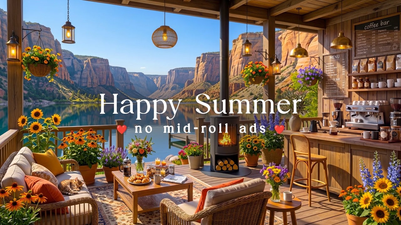 🌞 Happy Summer Jazz (NO MID-ROLL ADS) &ndash; Bright Piano Music for Relaxing Sunny Days
