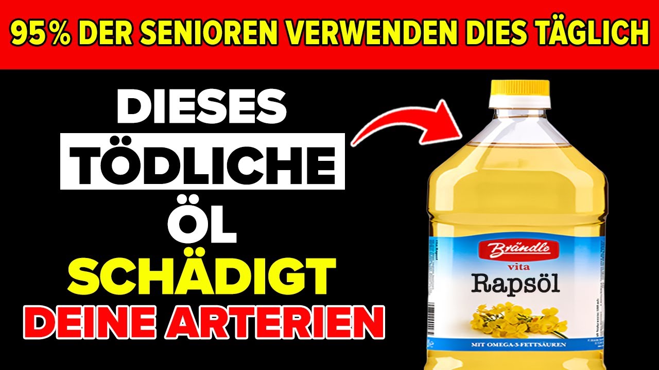 Diese 4 Öle verstopfen HEIMLICH Ihre Arterien – und diese 4 öffnen sie auf NATÜRLICHE Weise