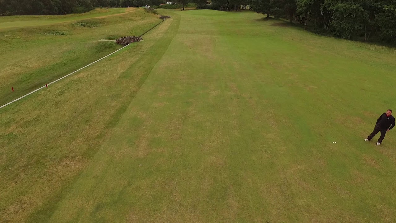10th hole at Nairn Dunbar without the trees