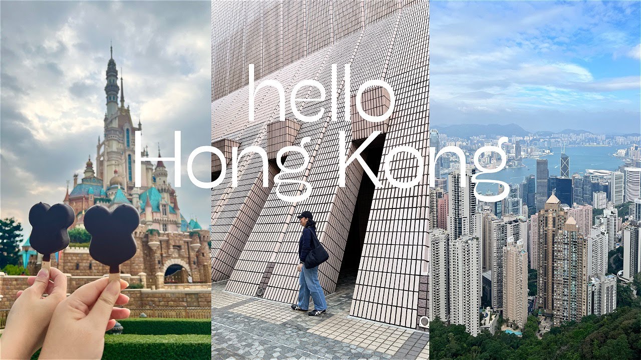 hong kong travel vlog ☻ good eats, disneyland, places to visit in hong kong for families