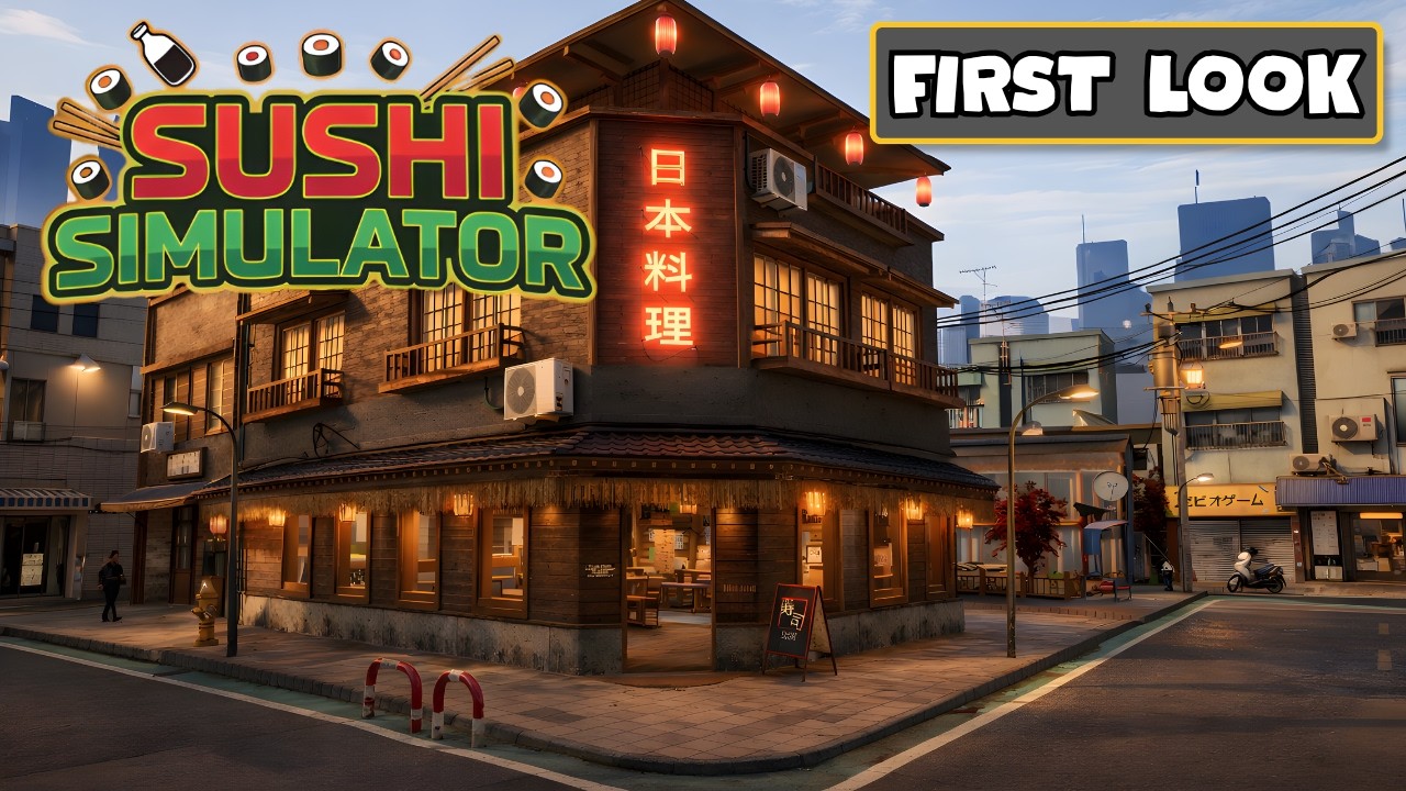 Running My Family Sushi Restaurant | Sushi Simulator | First Look