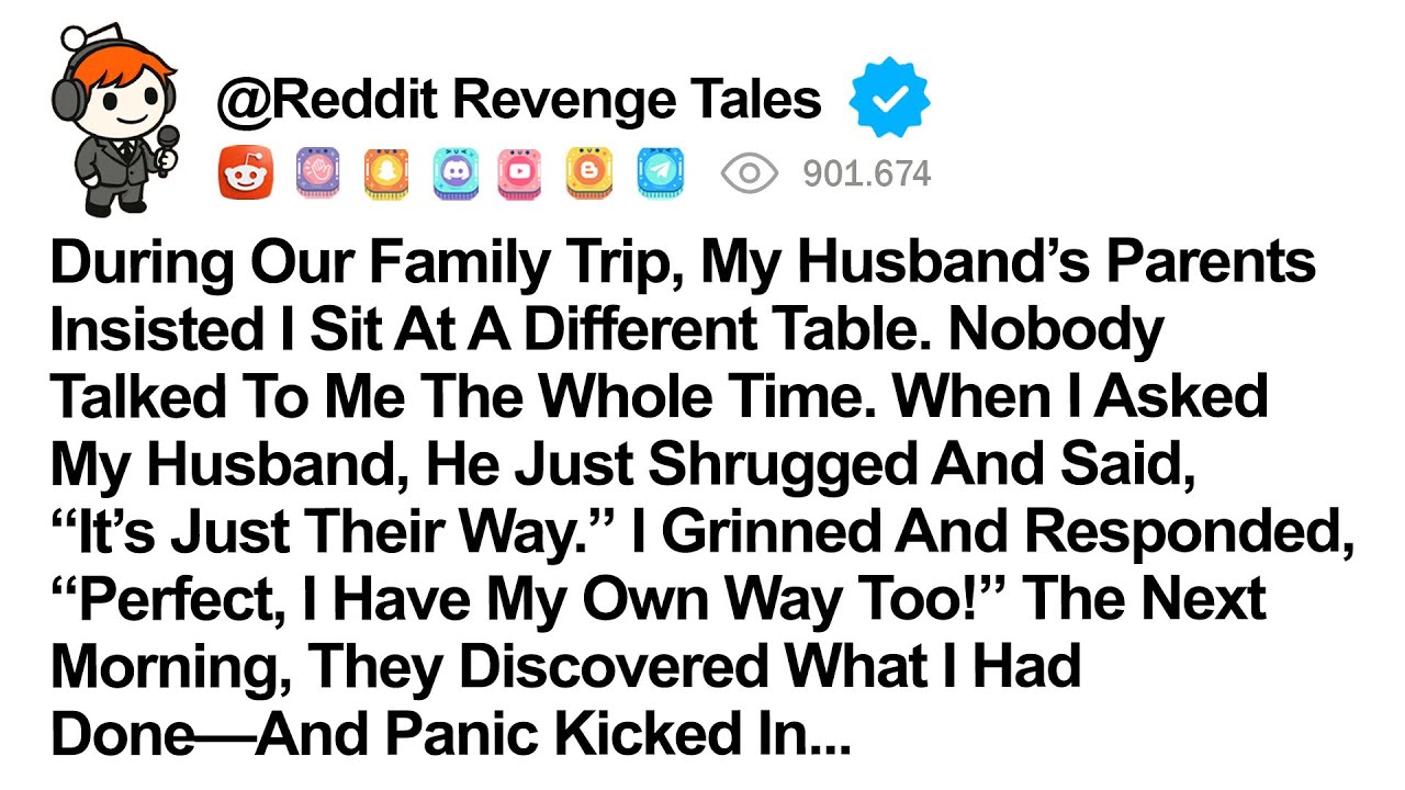 On A Family Trip, My Husband’s Parents Made Me Sit At A Separate Table | Reddit Family Drama