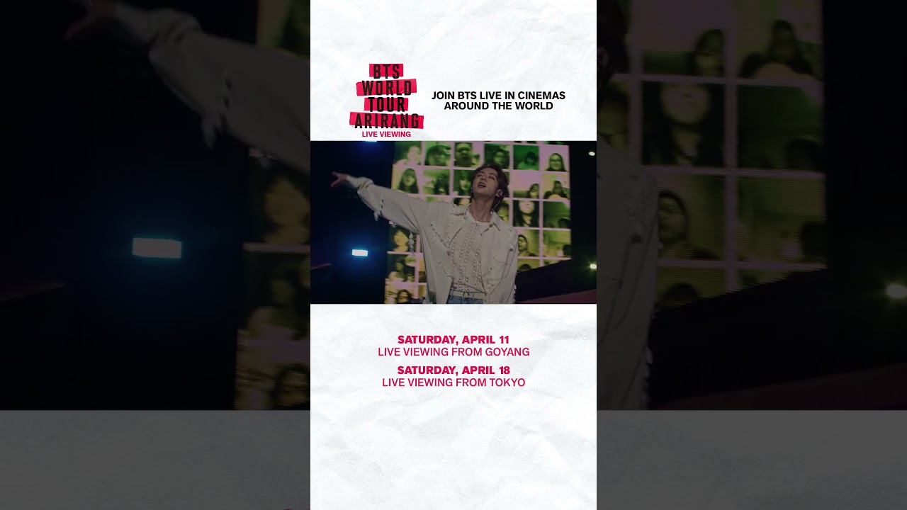 BTS WORLD TOUR 'ARIRANG': LIVE VIEWING @ Village Cinemas