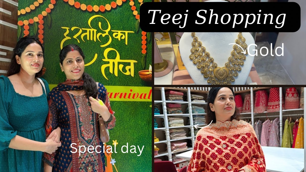 Teej Special Shopping 🛍️ #teej #ranchi #shopping