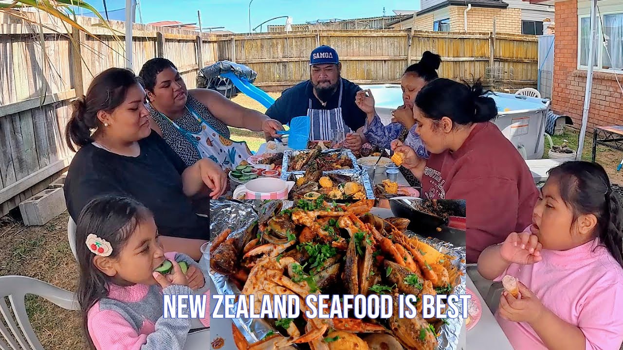 Homemade seafood . #newzealandfamily