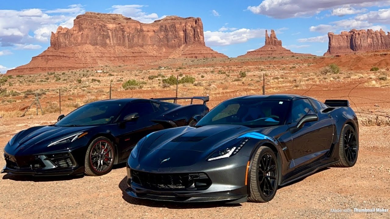 1000 Miles in a Corvette C7 and C8: Road Trip Review & Comparison