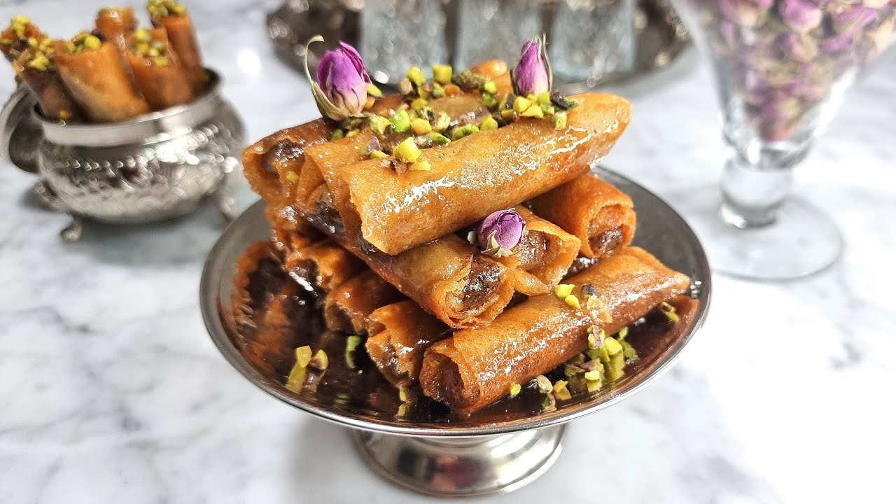 Cigares aux fruits secs 🌙🕌 #ramadan #ramadanrecipes #pâtisserie #طاولة_رمضان #حلويات_رمضان