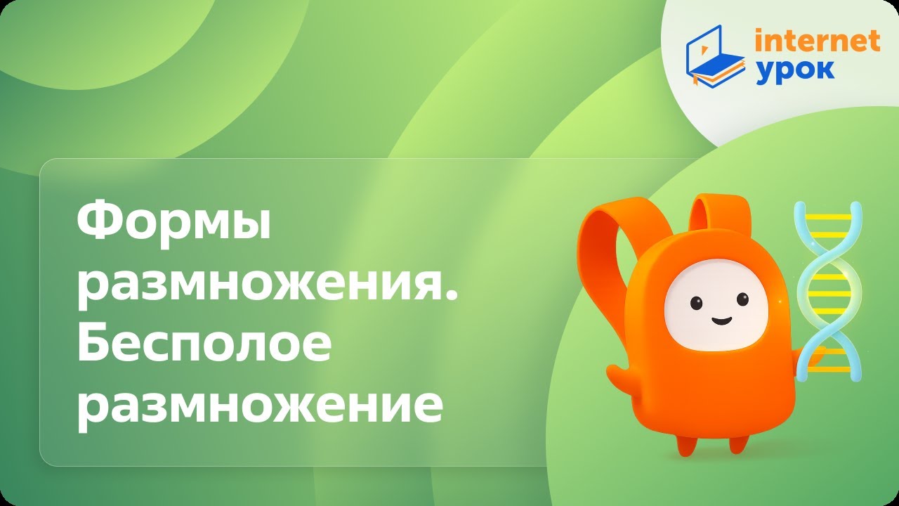 Биология 10 класс. Формы размножения организмов. Бесполое размножение