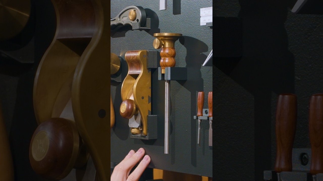 Opening this tool cabinet changes everything. Watch the full build on my channel #woodworking #tools