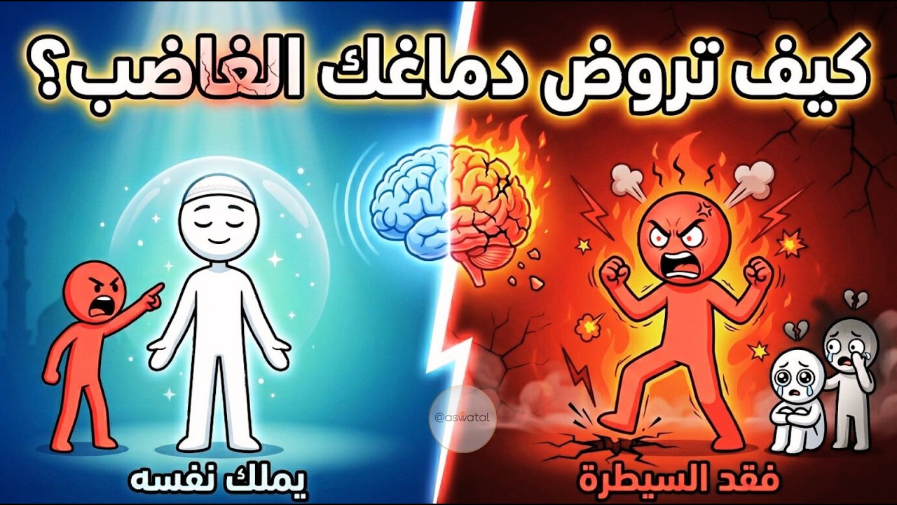عقلك ينطفئ حين تغضب.. 5 أسرار نبوية تعيد برمجته في ثوانٍ!