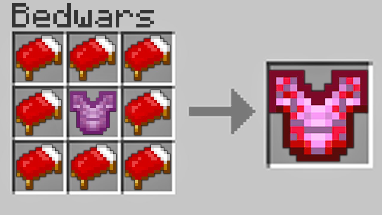 Minecraft Bedwars But I secretly added BED ARMOR..