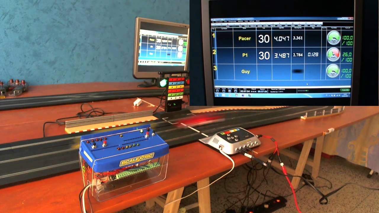 Pc Lap Counter and Scalextric Digital C7042 and Pit Pro