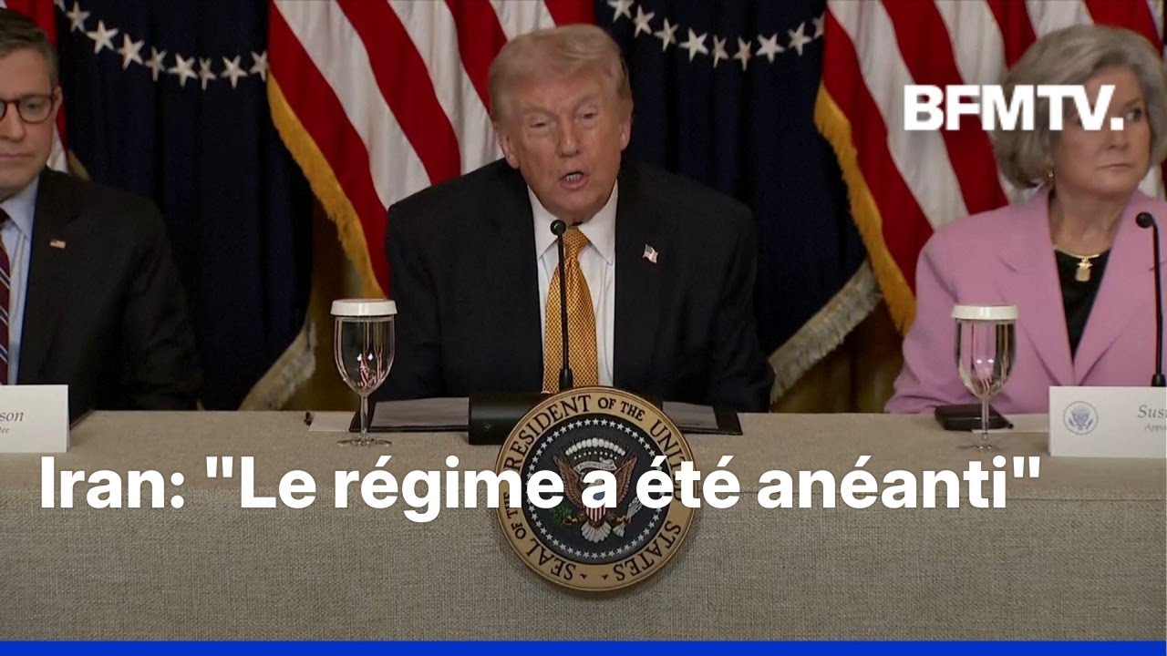 La prise de parole de Donald Trump au 17e jour de guerre au Moyen-Orient