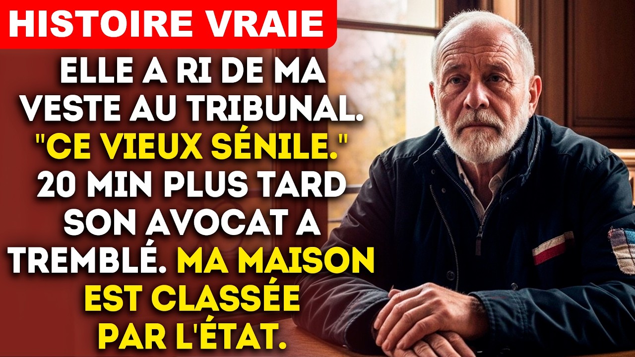 J'ai porté ma veste trouée au tribunal. Elle a ri. Le juge a lu mon titre, son avocat a paniqué.
