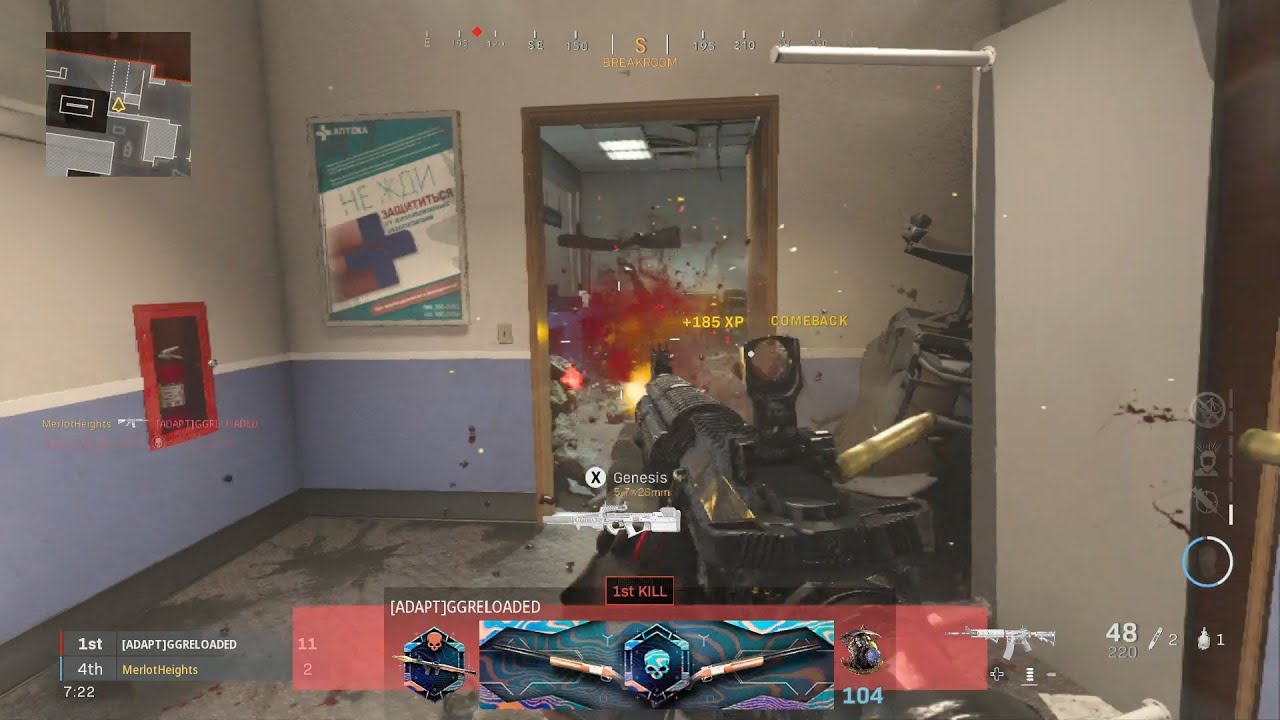 I beat GG RELOADED while down by 10 kills
