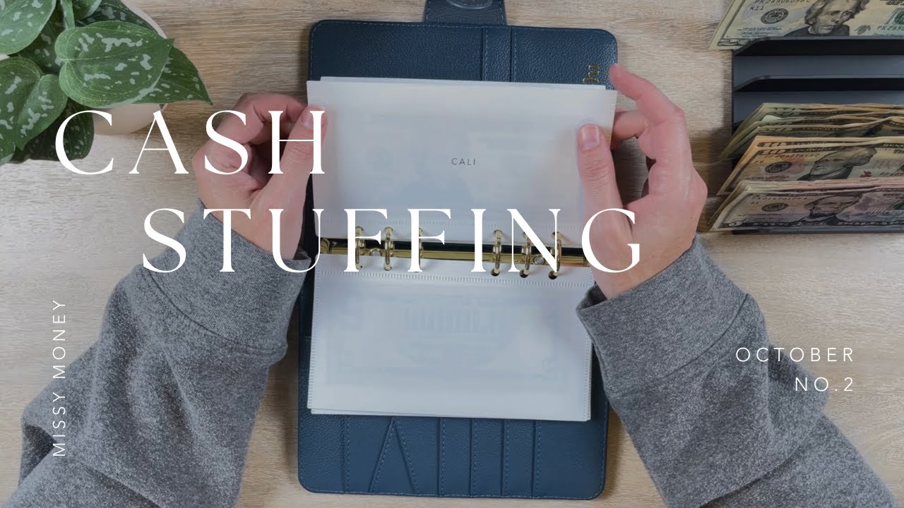 Cash Stuffing $1,085 | October No. 2 | Sinking Funds + Savings Challenges