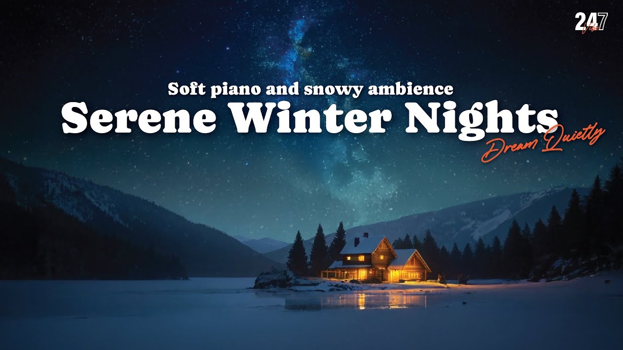 Serene Winter Nights ❄️ | Winter Ambient Music for Relaxation, Study & Meditation