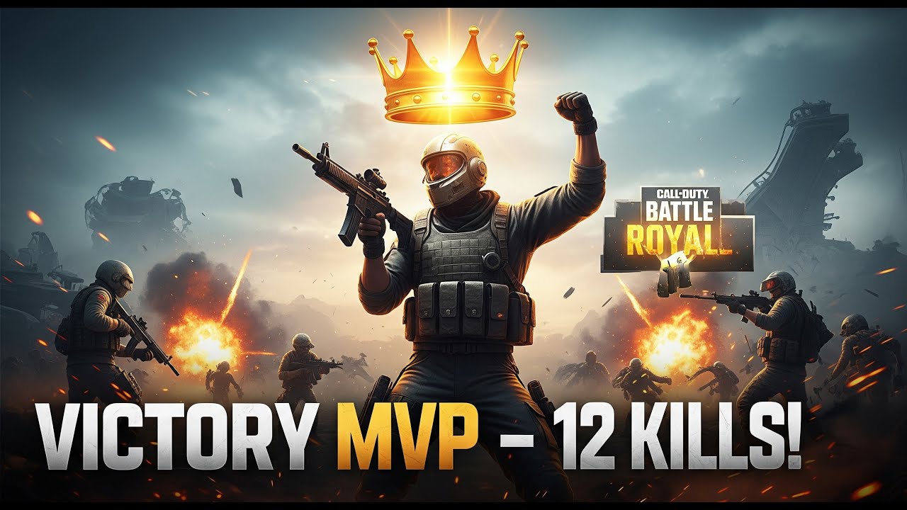 Call of Duty Battle Royale MVP Win 🏆 | Nemar 12 Kills Gameplay 🔥