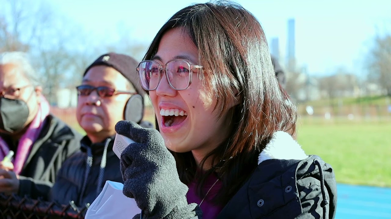 VP LENI'S DAUGHTER PATRICIA ROBREDO @ A PINK RALLY IN JERSEY  CITY'S LINCOLN PARK (FULL VIDEO)