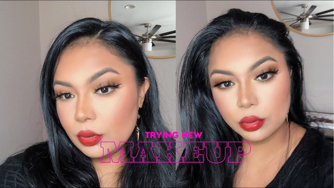 TRYING NEW MAKEUP, #SHEGLAM #INSTAREADYGLAM