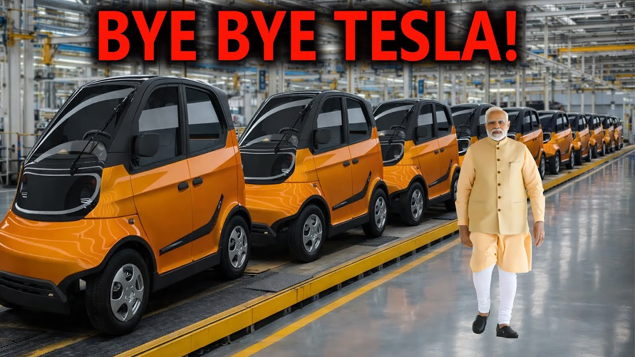 India Shocks the World! $2,999 Cheapest EV Announced — Global Auto Industry Shaken!