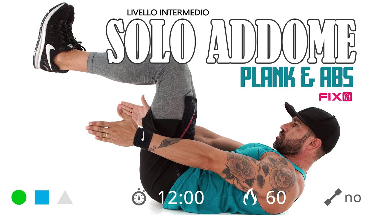 Esercizi Addominali, Plank & Core per Tonificare Pancia e Fianchi