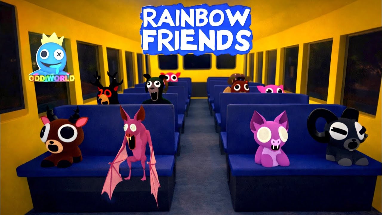 99 Nights Baby Bat, Deer, Ram Normal Deer Bat Ram Playing in Rainbow Friends chapter 1 Full Gameplay