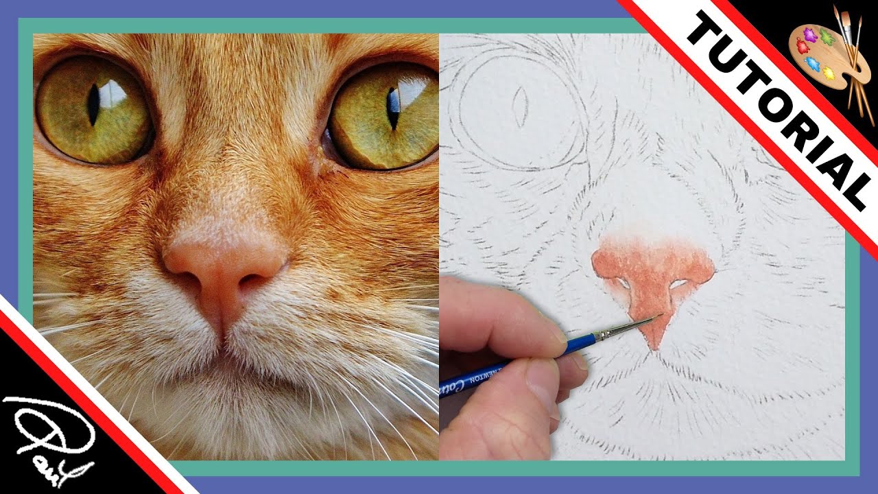 BEST WAY to Paint a Cat's Nose