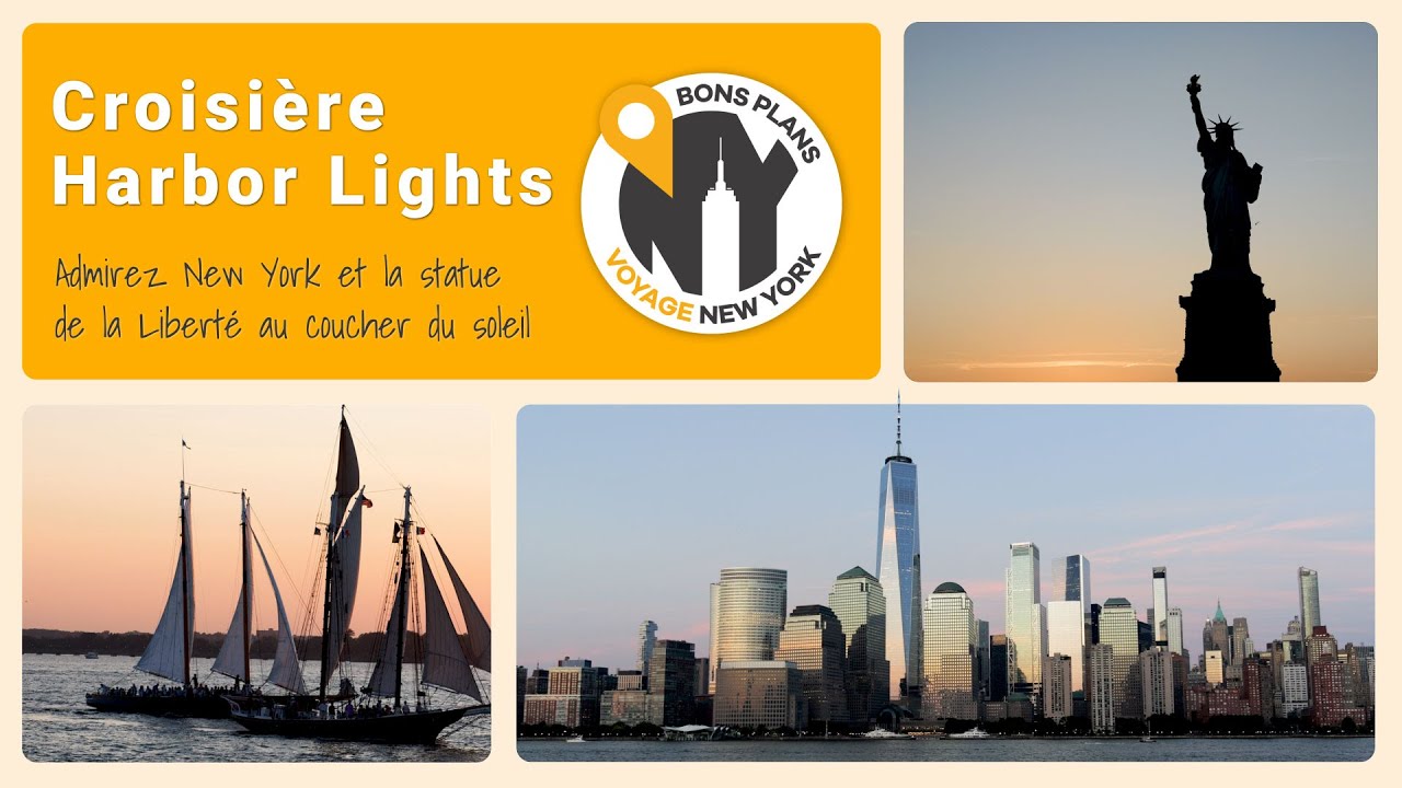 Harbor Lights à New York : une croisière magique au coucher du soleil 🌆