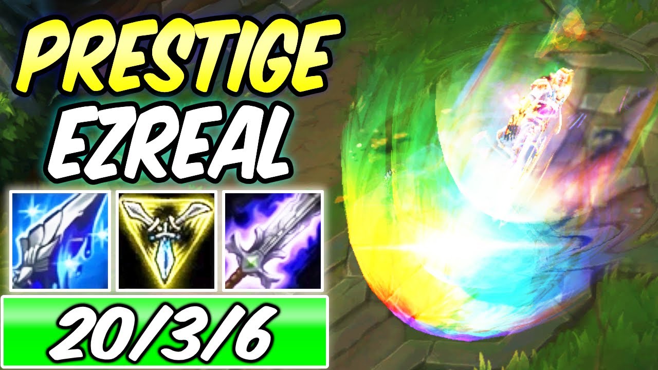 PSYOPS EZREAL PRESTIGE EDITION INSANE S+ MID GAMEPLAY | 45% CDR Build & Runes | League of Legends