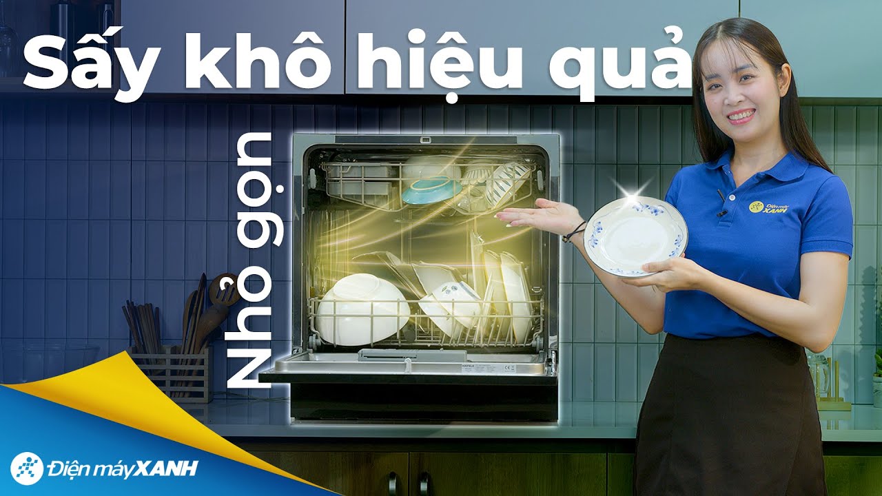 MÁY RỬA CHÉN mini của nhà Hafele: Nhỏ gọn nhưng vẫn rửa sạch, sấy khô hiệu quả