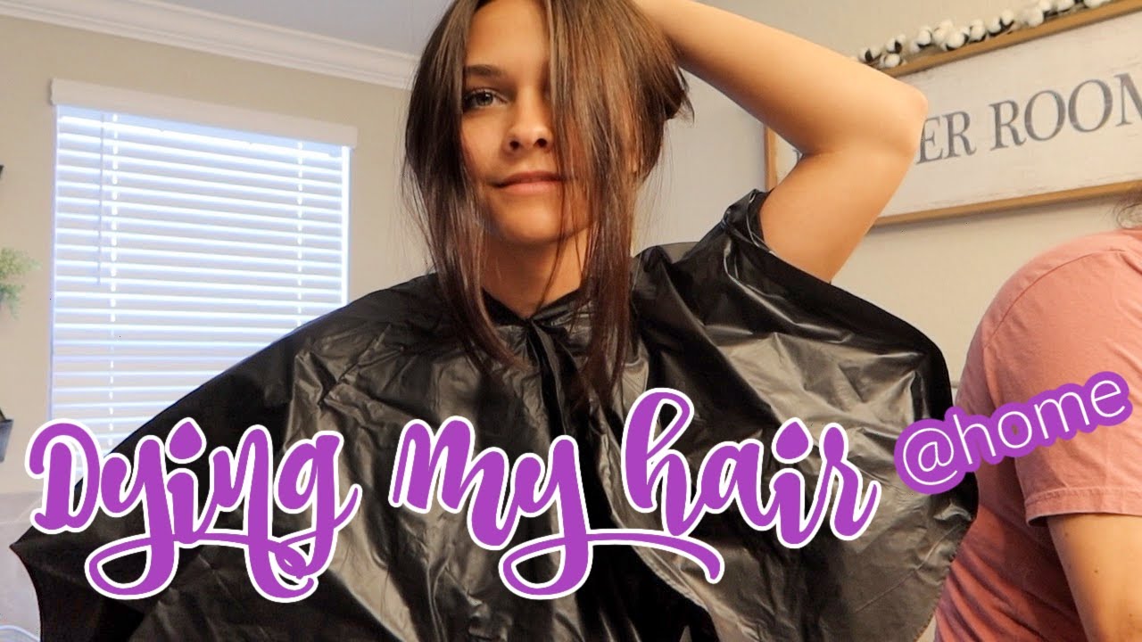 DYING MY HAIR BLACK AT HOME! HOW SHOULD I CUT IT? EMMA AND ELLIE