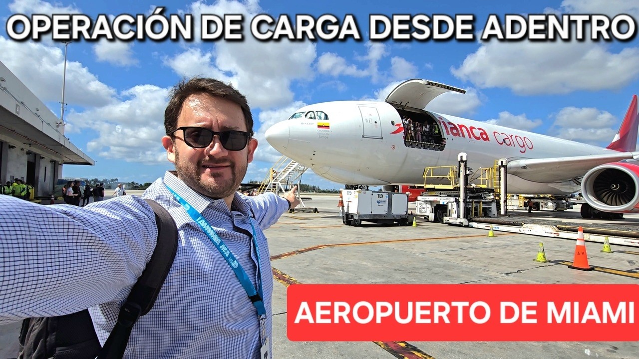 TOUR INTERIOR Airbus A330F Avianca Cargo en Miami 2025  | ¡Bodegas Gigantes y Secretos de Carga!