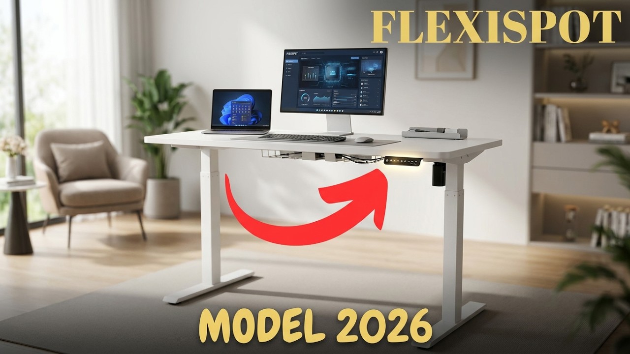 Montaż elektrycznego biurka model E7 Pro NOWOŚĆ 2026 Unboxing
