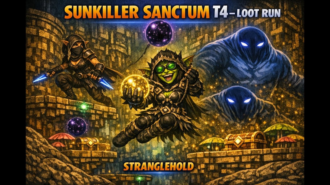 Sunkiller Sanctum T4 — Stranglehold Loots, Trashbag Carries