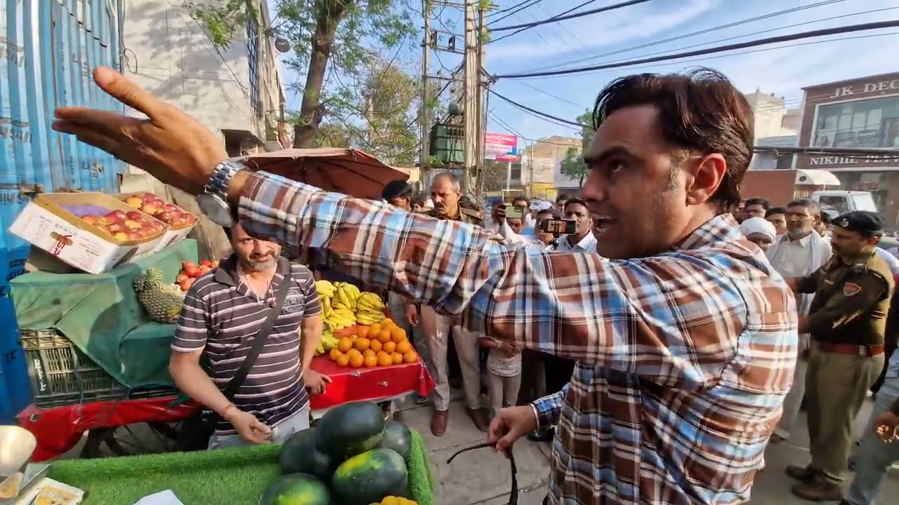 दूकान अन्दर है, पर सरकारी जमीन पर रहेड़ी लगा रहे हो ! DTP RS BATTH पटौदी || GURUGRAM 