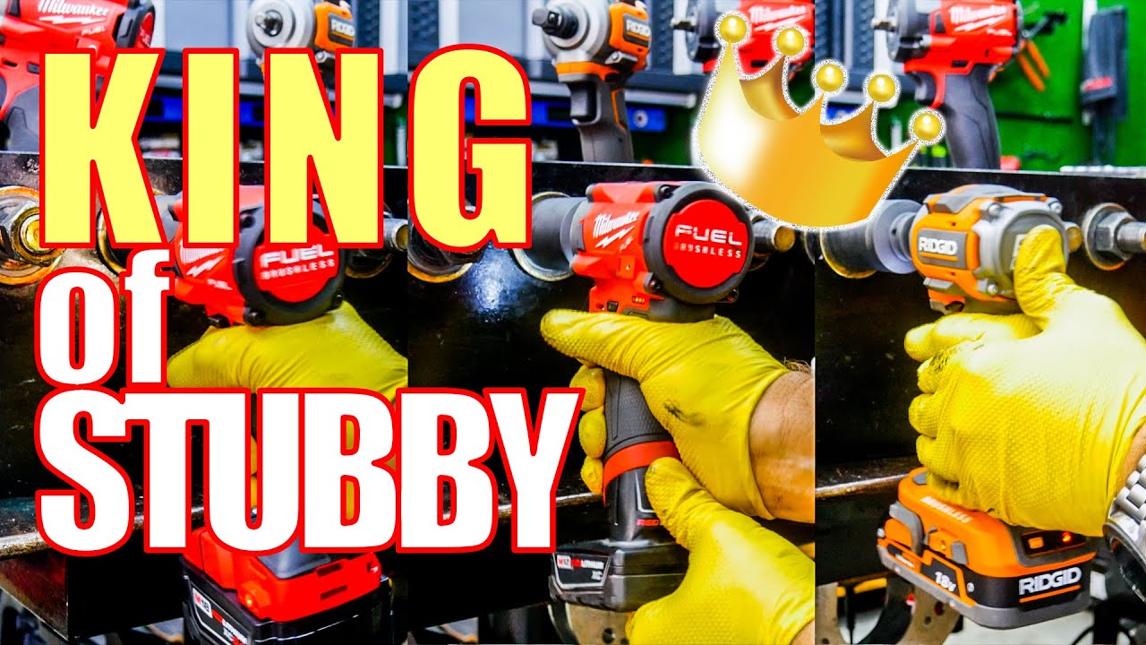 STUBBY IMPACT BATTLE - Milwaukee M12 vs M18 vs Ridgid Sub-Compact