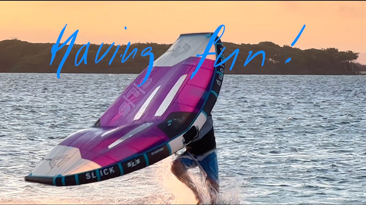 2023 Bonaire Wingfoiling evening session 15th day