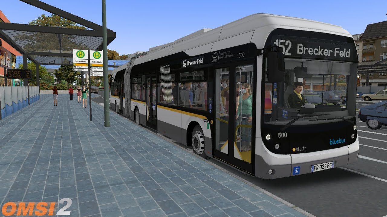 OMSI 2 #338: Ahlheim V4 | Ligne 152 | Bluebus 18