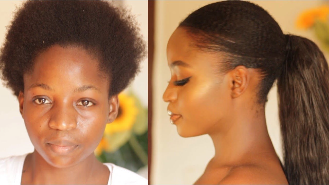 SLEEK PONYTAIL | RABO DE CAVALO CABELO 4C CURTO